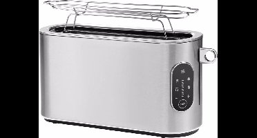 WMF Lumero Broodrooster - 10 Bruiningsniveaus - RVS - LED Verlichting - Voor Brede Sneetjes