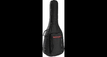 MUSIC STORE "Basic" Gigbag Western gitaar zwart/rood Logo - Tas voor akoestische gitaren