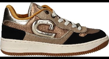 CRUYFF JUNIOR Campo Low Sneakers Meisjes - Leren Sneaker - Brons - Maat 36