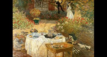 Kunstdruk Claude Monet - Le Déjeuner 29,7x21cm