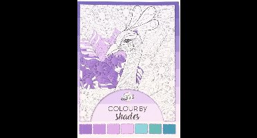 Craft Universe - Colour by Shades Kleurboek volwassenen Universe Paars - Kleurboek voor volwassen - Schaduw kleurboek