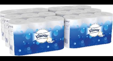 Kleenex - Toiletpapier kleenex 8441 2-laags 600vel wit