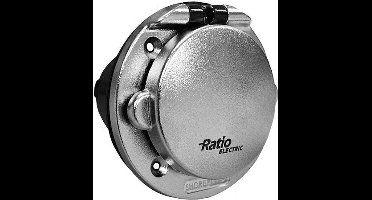 Ratio walstroom invoer 16A chrome kunstof