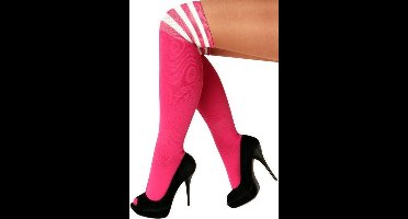 Roze lieskousen mt 36-41