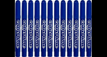 Colortime stift, 5 mm lijn, blauw, 12 stuks