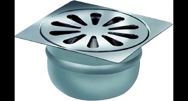 Afvoerplug chroom tbv.tegelbak Doeco Afvoerpluggen