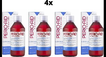 4x Perio-Aid Intensive Care Mondspoelmiddel 0,12% - Voordeelpakket