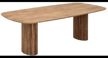 DTP Home Lagoon eettafel Deens ovaal teakhout 240x110x76 cm