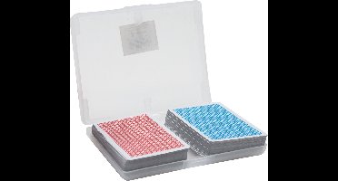 Free And Easy Speelkaarten 2 Sets Blauw/rood