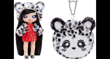 Na! Na! Na! Surprise 2-in-1 Cozy-serie - Sneeuwluipaard - Modepop