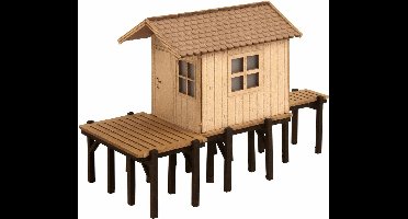 NOCH 14262 H0 Laser-Cut mini's vissershuisje Bouwpakket