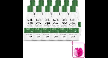 12 x Guhl – Shampoo – Kracht & Volume – 250 ml - Bulkverpakking - Krachtige shampoo - Volume shampoo