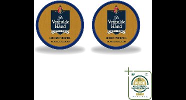2 x De Vergulde Hand - Orgineel - Scheerzeeptablet - 75 gr - Wasstrips - Scheerzeeptablet - Scheerzeep - Scheren - Schuim - Baardharen