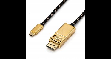 ROLINE GOLD USB-C naar DisplayPort kabel, 1m, 4K@60Hz