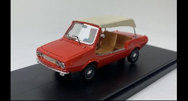 DAF Michelotti Shellette rood strandwagen -VDM 1/43 - Resin gesloten model - limited 60 pcs