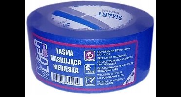 Blauwe SchilderTape SMART 48mm x 50m - UV-bestendig & Sterke Kleefkracht