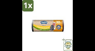 1 x Swirl – Afvalzakken – 30 L – Trekband – 12 zakken- Koffiezetapparaat