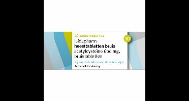 Leidapharm Hoesttabletten Acetylcysteïne 600mg - 3 x 10 bruistabletten
