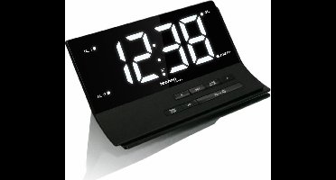 Technoline Wekkerradio WT 482 Radiogestuurd 174 x 76 x 102mm Zwart
