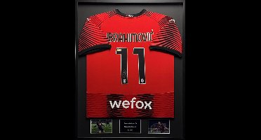 Zlatan Ibrahimovic AC Milan 24/25 ingelijst thuis shirt