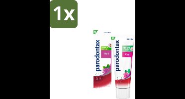 1 x Parodontax - Tandpasta - Herbal Fresh - Bergamot & Mint - 75ml - Tandvleesgezondheid - Bloedend Tandvlees - Tandpasta - Kruidenextracten - Bergamot