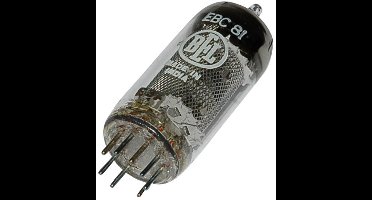 BTB Vertrieb EBC 81 = 6 BD 7 A Elektronenbuis Dubbeldiode-triode 250 V 1 A Aantal polen: 9 Fitting: Noval 1 stuk(s)