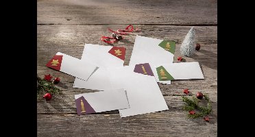 Knutselpapierset 'Cut-out style' met Kerstmotieven, A4-formaat
