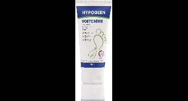Hypogeen Voetcrème - Hypoallergeen - Voor Droge & Gevoelige Voeten - Met Squalaan & Ureum - PH Neutraal - Hydraterende Voetverzorging -100ml Tube