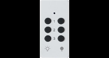Kit 3 afstandsbedieningscontactdozen + afstandsbediening - GAO - 230 V - Wit