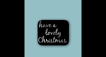 wens-en-naametiketten-sluitzegels Style Lovely Christmas Zwart -Sticke