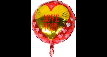 Boland - Folieballon 'LOVE YOU!' - Multi - Folieballon