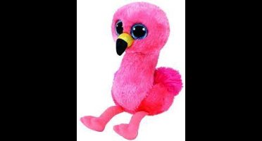 Ty Beanie Boo Gilda Flamingo - Zachte pluche knuffel - 15cm