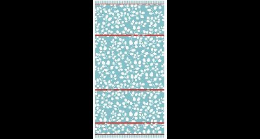 Clarysse Leaf - Strandlaken - 90x170 cm - Blauw
