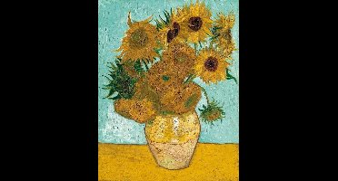 Kunstdruk Vincent Van Gogh - Vase mit Sonnenblumen 70x90cm