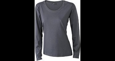 Daiber Dames/dames T-Shirt met lange mouwen (Medium Long-Sleeved) (Grafiet)
