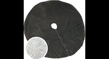 Kerstmis Kerstboomrok Treeskirt Coby 110cm Ø dark grey
