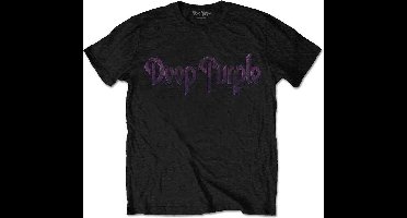 Deep Purple - Vintage Logo Heren T-shirt - 2XL - Zwart