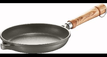 Berndes Koekenpan - Bonanza - Essenhouten Steel - 20 cm - Grijs