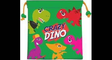 Kids Licensing Schooltas Crazy Dino Polyester 22 Cm