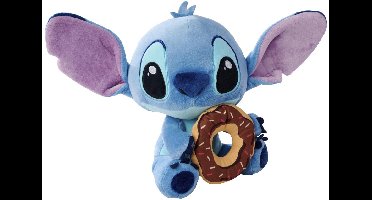 Simba Lilo & Stitch Knuffel Figure Stitch met Donut 25 cm Knuffeles