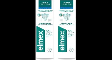 2 x Elmex - Tandpasta - Sensitive Professional - Gentle Whitening - 75 ml - Voordeelverpakking - 2 stuks