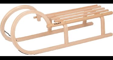 Vedes slee Hörnerrodel Colint 100cm Latte houten rodel.