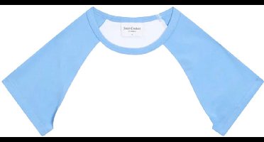 Juicy Couture Juicy Couture Contrast Raglan Baby Tee WIT - Maat XL