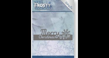 Mal  - Jeanine's Art - Frosty Ornaments - Tekst Gelukkige Kerst
