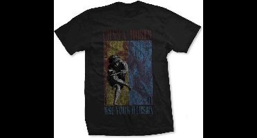 Guns N' Roses - Use Your Illusion Heren T-shirt - L - Zwart