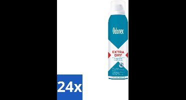 24 x Odorex – Anti-transpirant spray – Extra Dry Sensitive – 150 ml - Antitranspirant Spray - Extra Droge - Gevoelige Huid - Transpiratiegeur - Meerdaagse Bescherming
