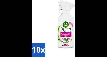 10 x Air Wick Pure - Luchtverfrisser Spray - Essentiële Oliën - Lavendel - 250ml - Luchtverfrisser - Lavendel - Essentiële Oliën - Ontspanning - Sfeer