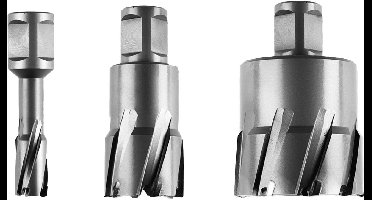Fijn 1x hardmetalen Ultra 35 kernboor met 3/4" Weldon boorho...
