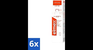 6 x Elmex Tandpasta Anti-Cariës Original 75 ml - Anti-cariës - Tandpasta - Cariës - Gaatjes - Tandglazuur