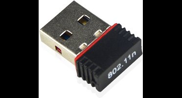 Draadloze adapter - WLAN Nano USB-adapter 802.11n/g/b 150 Mbps